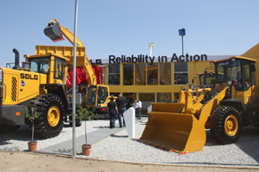 SDLG displays robust and reliable products at first-ever bauma Africa