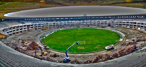 Maracanã em obra