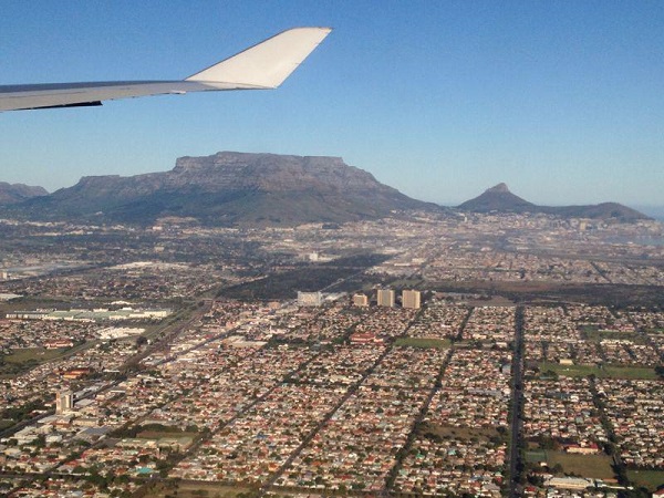 Capetown from the air