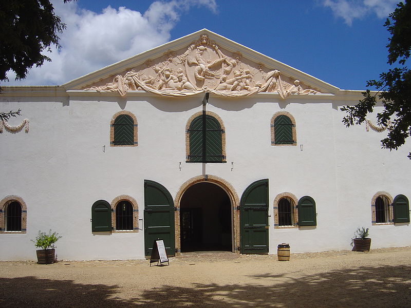 Groot Constancia with façade pediment by Anreith