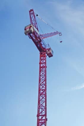 Raimondi Cranes LR60 onsite at Great Scotland Yard placed by agent Bennetts Cranes Limited (2)