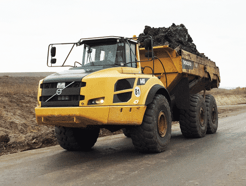 Volvo articulated haulers