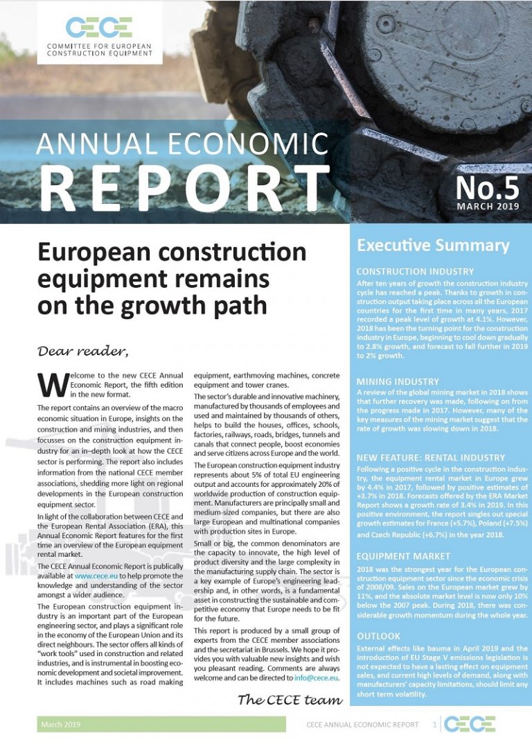 european construction equipment report cece