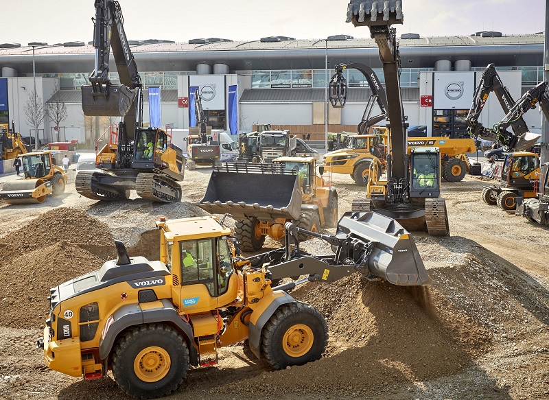 volvo at bauma