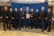 The Cheshire Rural Crime Team is presented with the Rob Oliver MBE Award by the CEA's CESAR Scheme & Police Liaison, Dave Luscombe (Centre)