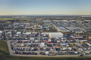 bauma, bauma 2025, Luftbild, Drohnenaufnahme, Freigelände